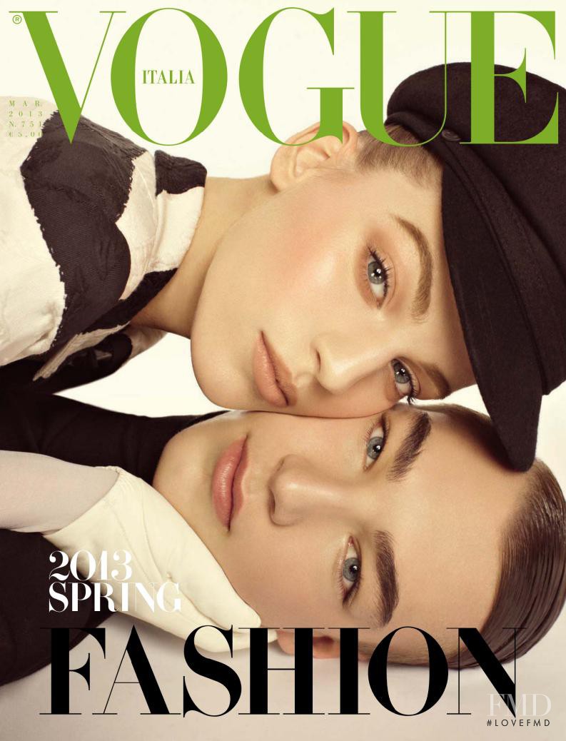 Gustav Swedberg featured on the Vogue Italy cover from March 2013