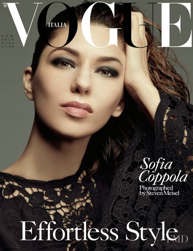 Sofia Coppola featured on the Vogue Italy cover from February 2014