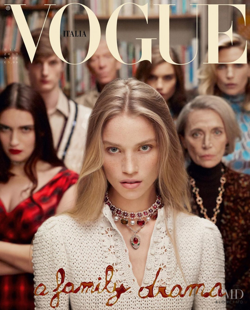 Nadja Auermann, Rebecca Leigh Longendyke, Meghan Roche featured on the Vogue Italy cover from December 2019