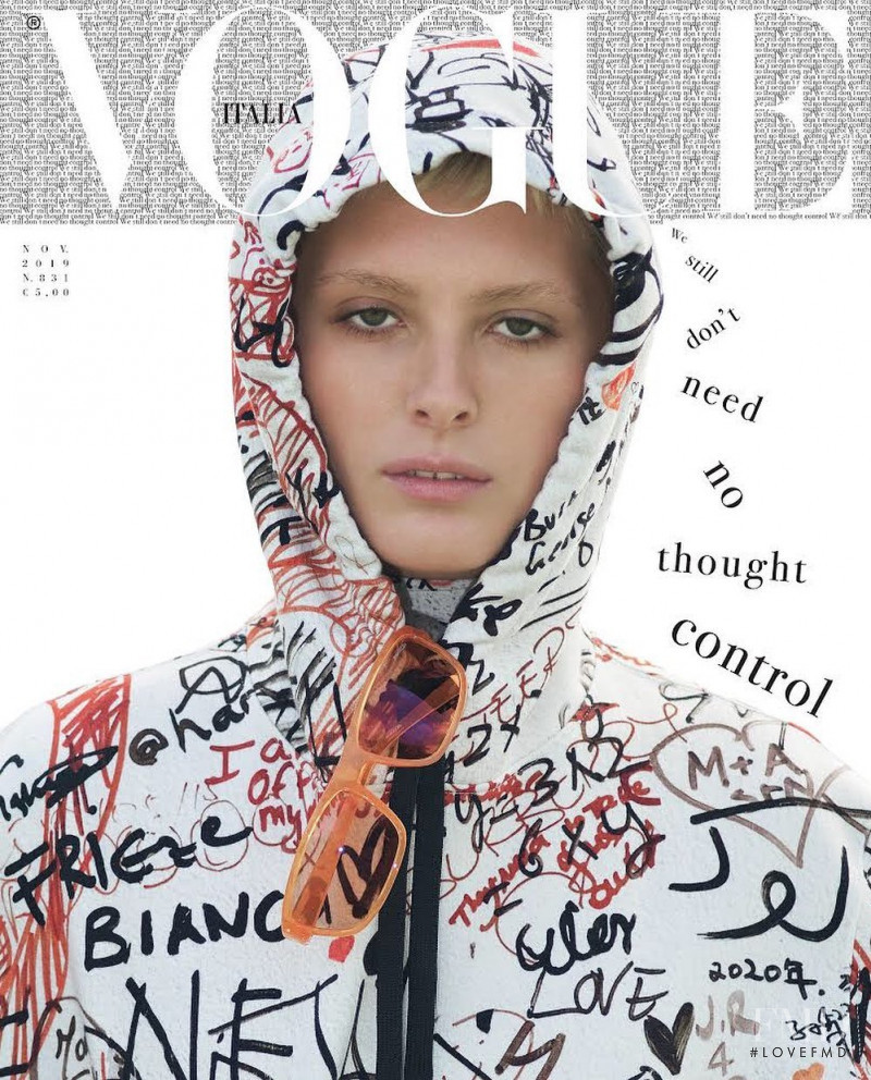  featured on the Vogue Italy cover from November 2019