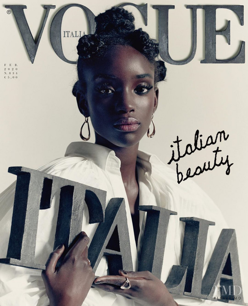 Maty Fall Diba featured on the Vogue Italy cover from February 2020