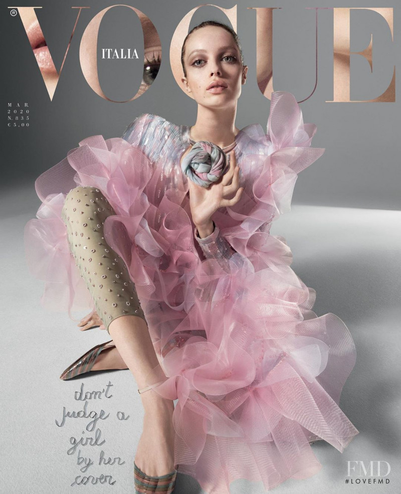  featured on the Vogue Italy cover from March 2020