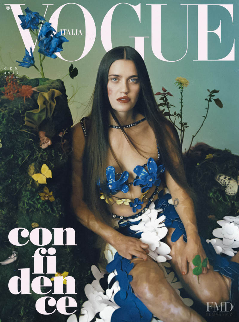  Veronica Yoko Plebani featured on the Vogue Italy cover from January 2022