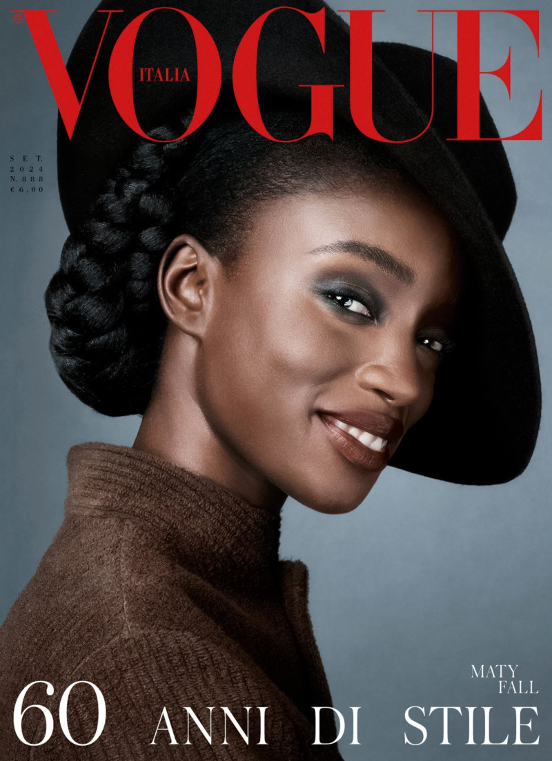 Maty Fall Diba featured on the Vogue Italy cover from September 2024