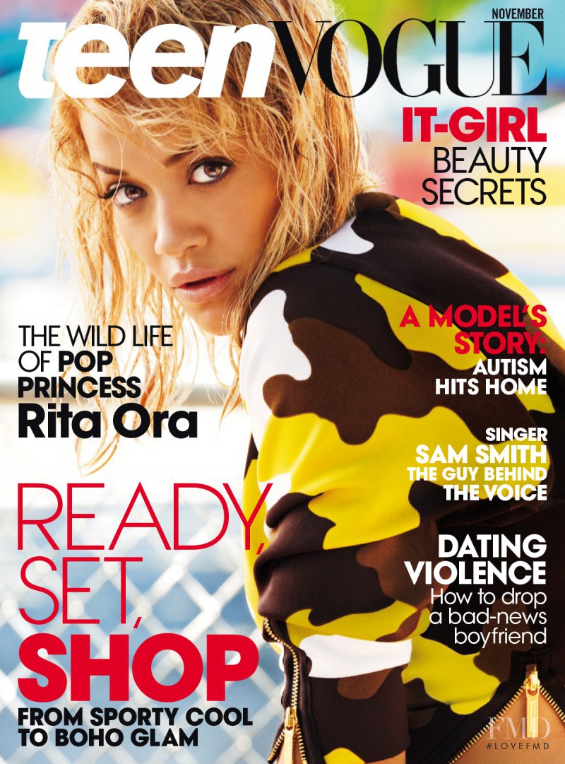  featured on the Teen Vogue USA cover from November 2014