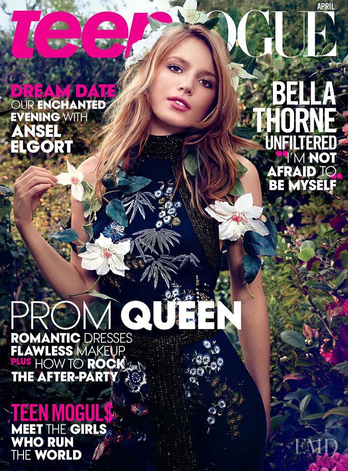 Bella Thorne
 featured on the Teen Vogue USA cover from April 2015