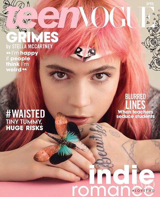  featured on the Teen Vogue USA cover from April 2016
