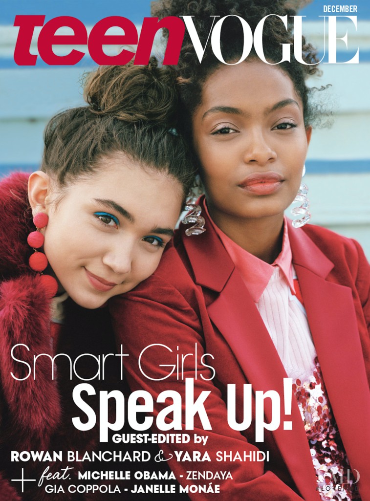  featured on the Teen Vogue USA cover from December 2016