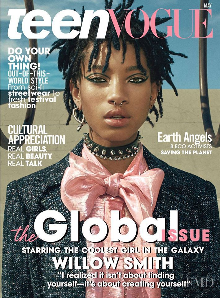 Willow Smith featured on the Teen Vogue USA cover from May 2016