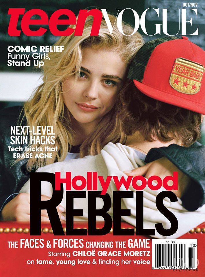 Chloë Grace Moretz featured on the Teen Vogue USA cover from October 2016