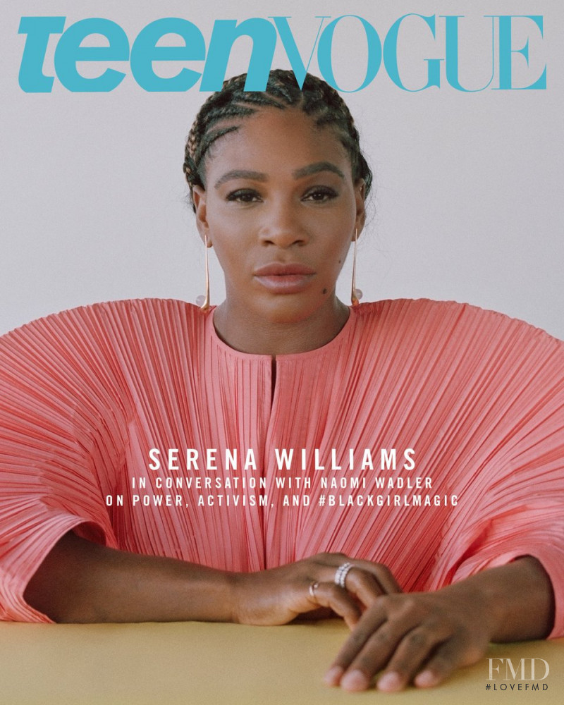 Serena Williams featured on the Teen Vogue USA cover from December 2018
