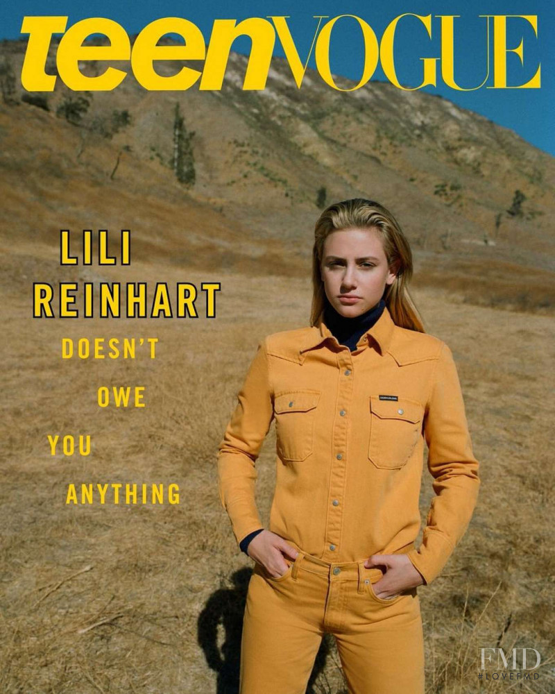 Lili Reinhart featured on the Teen Vogue USA cover from October 2018