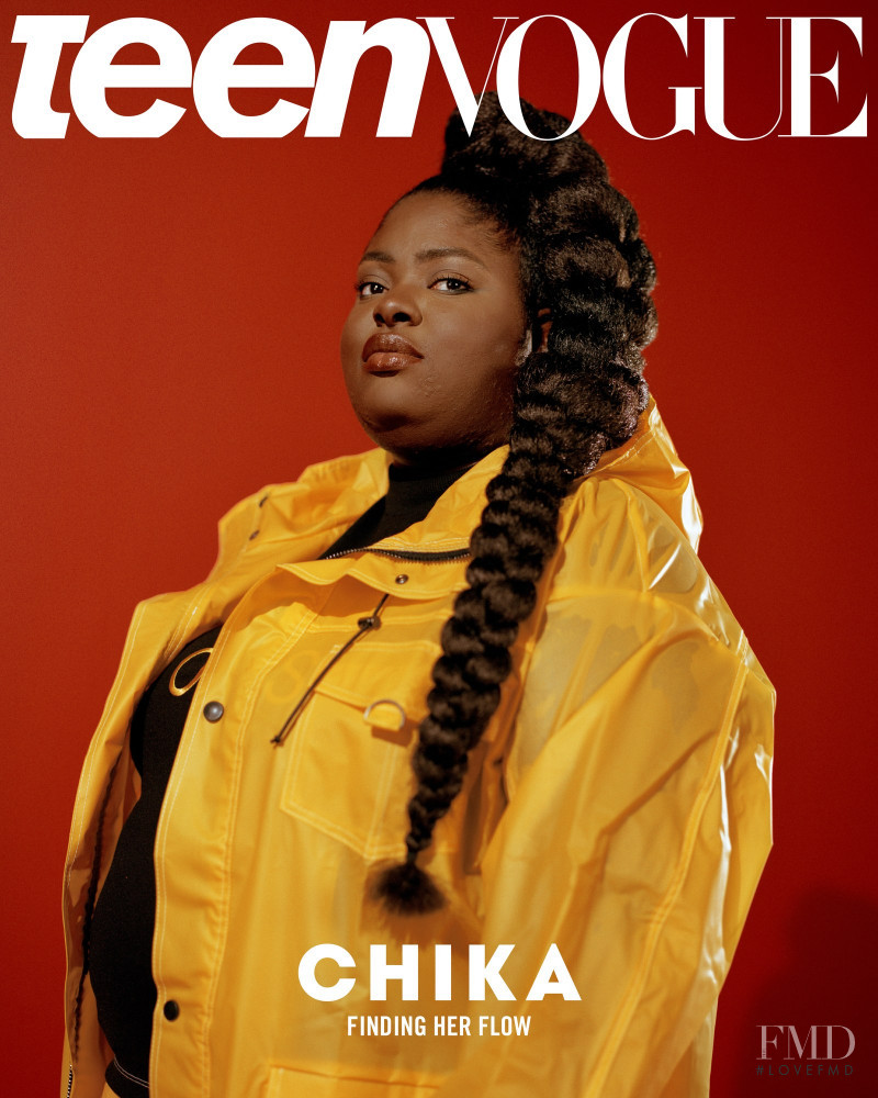 Chika featured on the Teen Vogue USA cover from December 2019