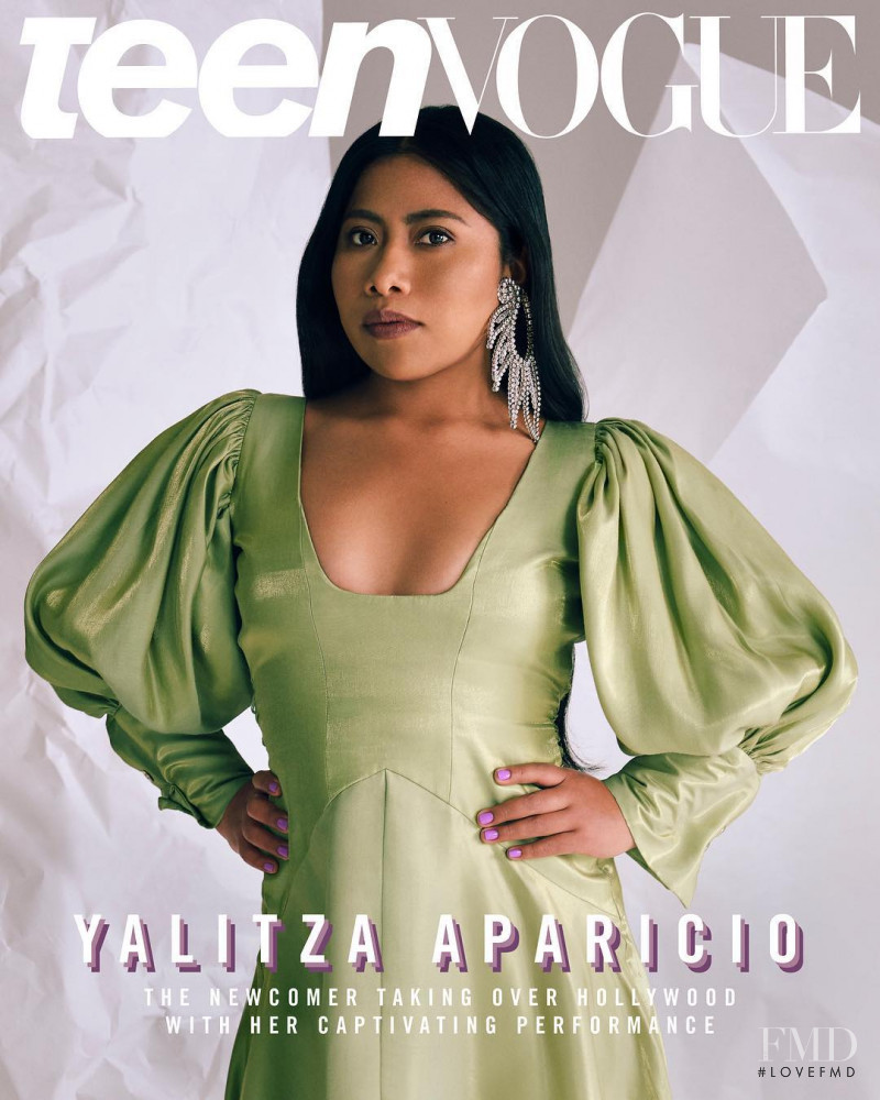 Yalitza Aparicio featured on the Teen Vogue USA cover from February 2019