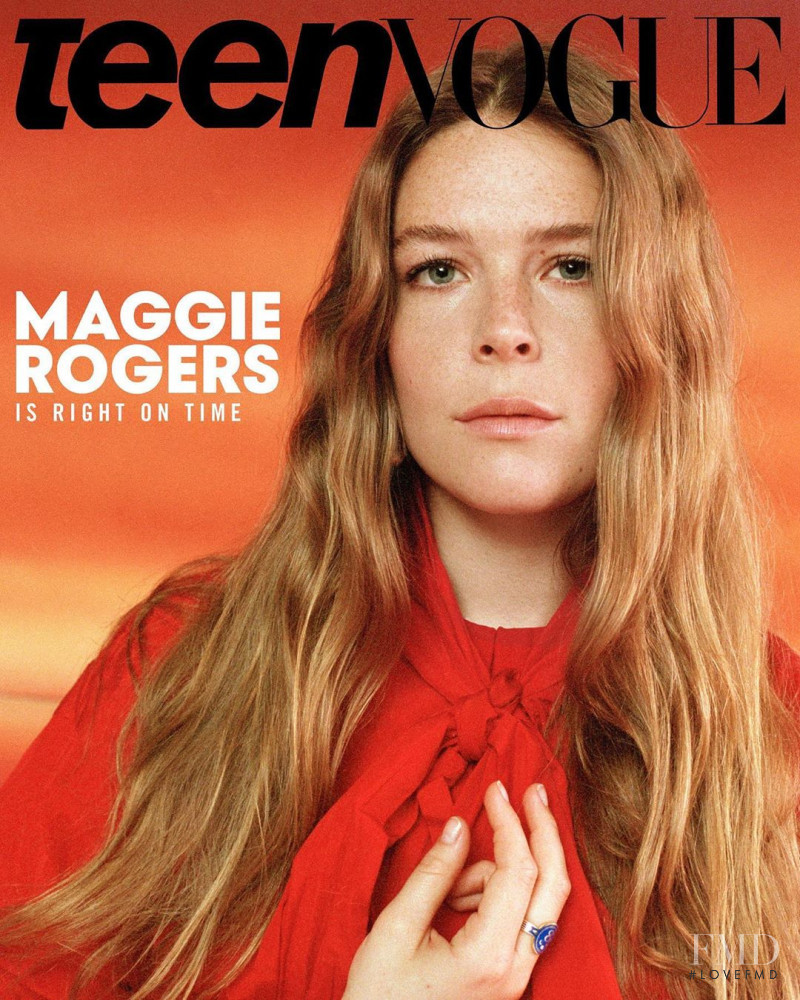 Maggie Rogers featured on the Teen Vogue USA cover from June 2019