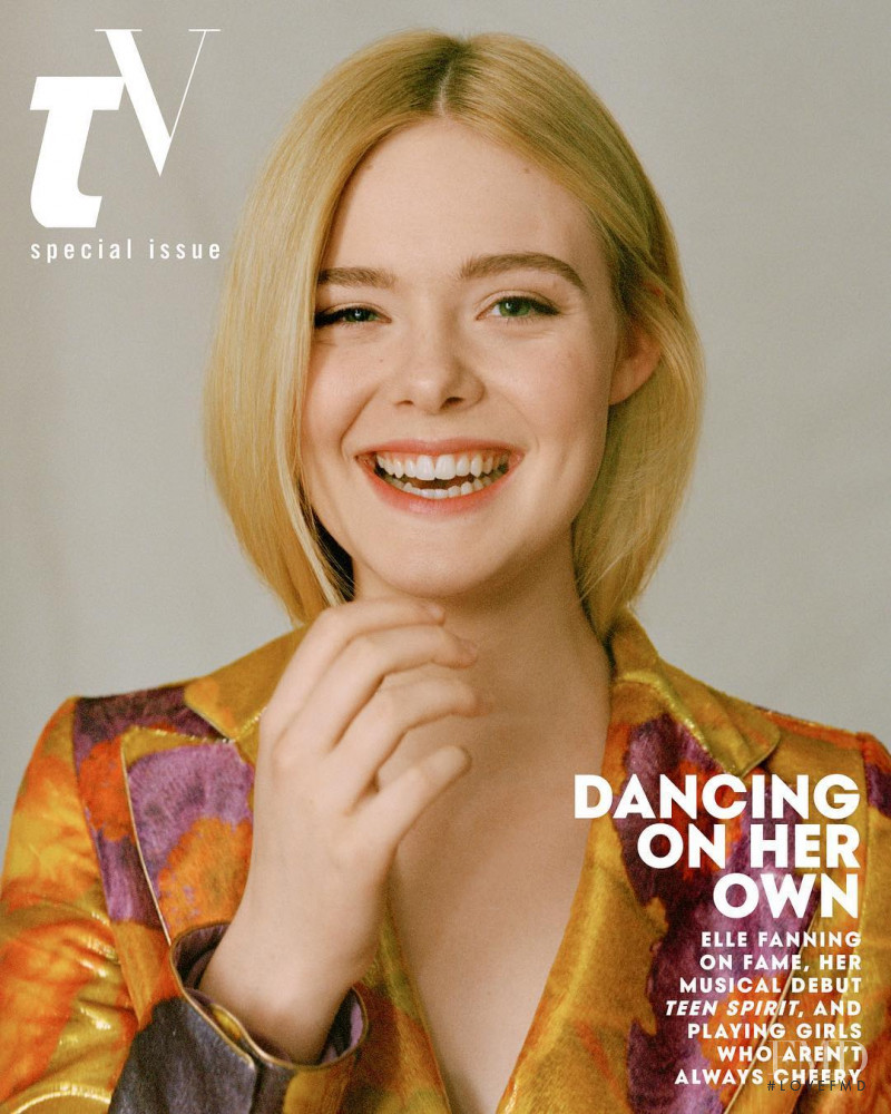 Elle Fanning featured on the Teen Vogue USA cover from May 2019