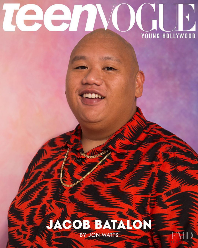 Jacob Batalon featured on the Teen Vogue USA cover from February 2020