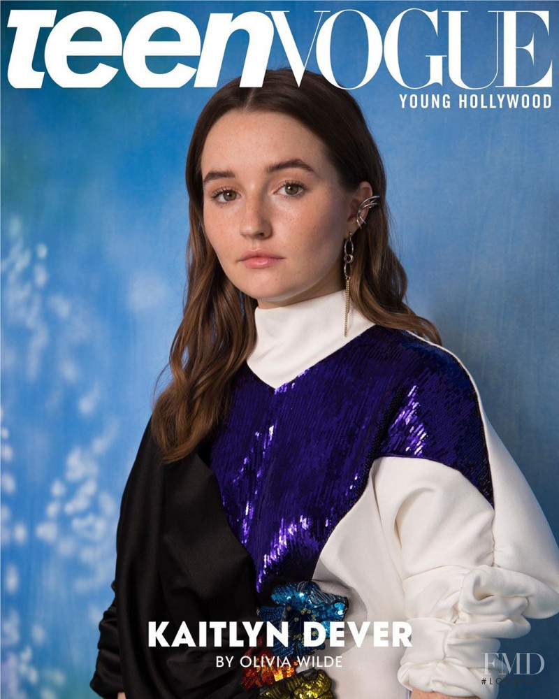 Kaitlyn Dever  featured on the Teen Vogue USA cover from February 2020