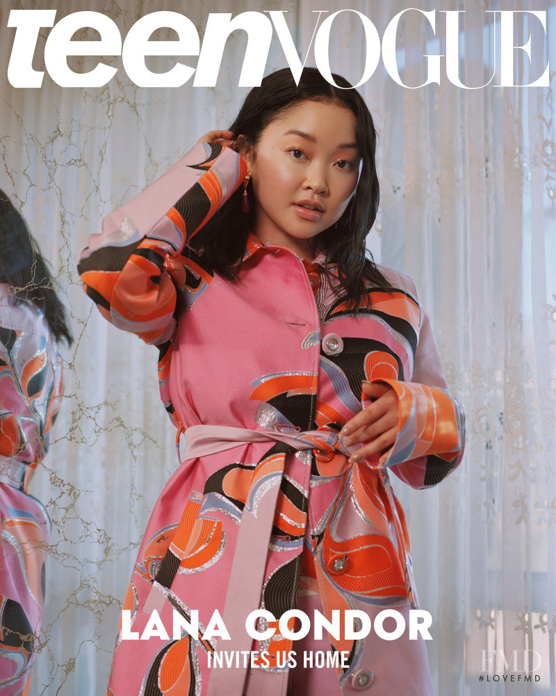 Lana Condor featured on the Teen Vogue USA cover from January 2020