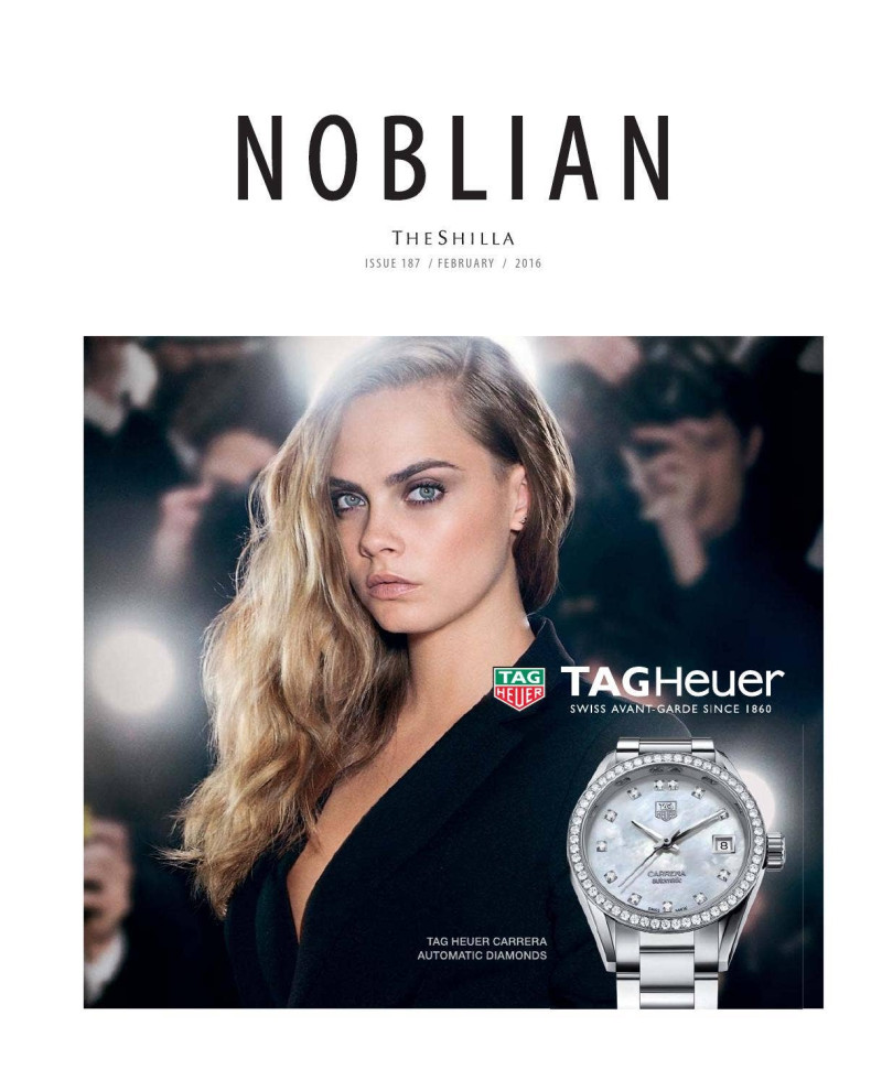 Cara Delevingne featured on the Noblian cover from February 2016