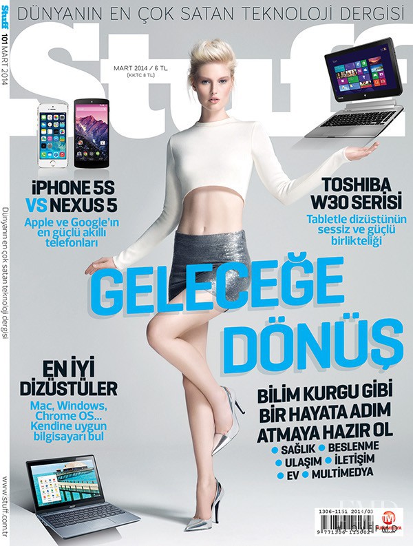 Anna Emilia Saari featured on the Stuff Turkey cover from March 2014