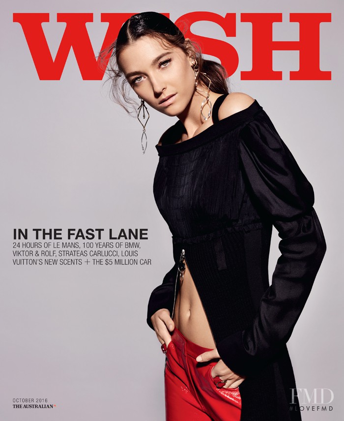 Stephanie Joy Field featured on the WISH Australia cover from October 2016
