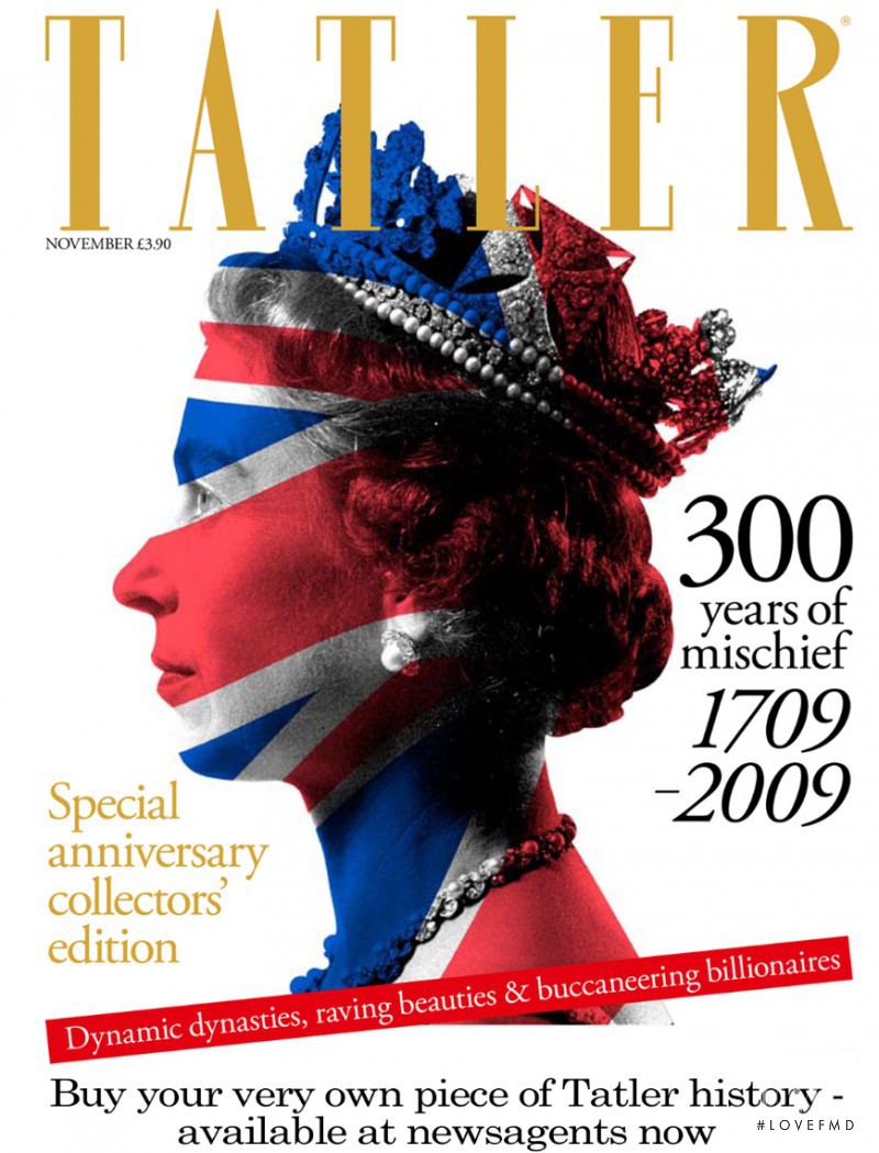  featured on the Tatler UK cover from November 2009