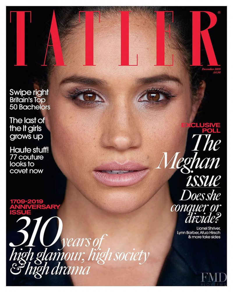 Meghan Markle featured on the Tatler UK cover from December 2019