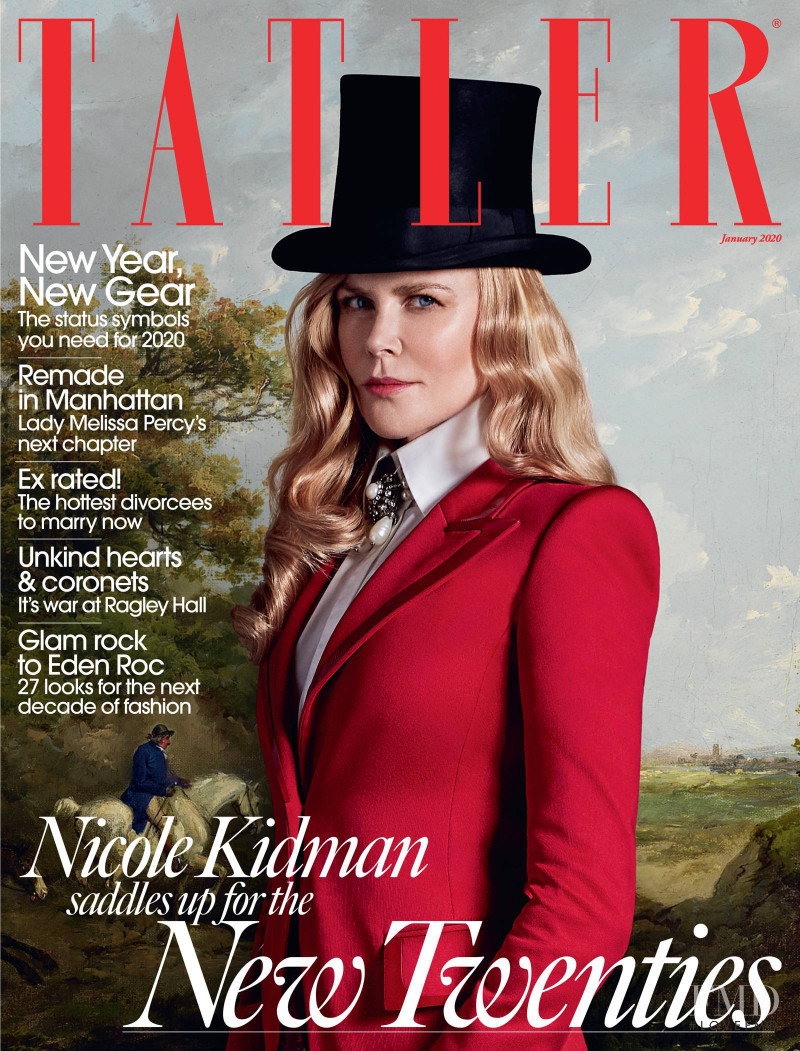 Nicole Kidman featured on the Tatler UK cover from January 2020