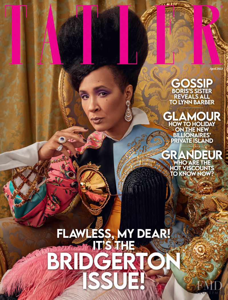 Golda Rosheuvel featured on the Tatler UK cover from April 2022