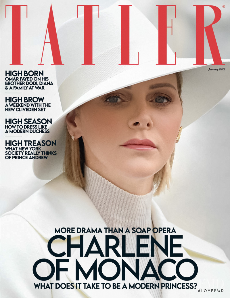 Charlene, Princess of Monaco  featured on the Tatler UK cover from January 2022