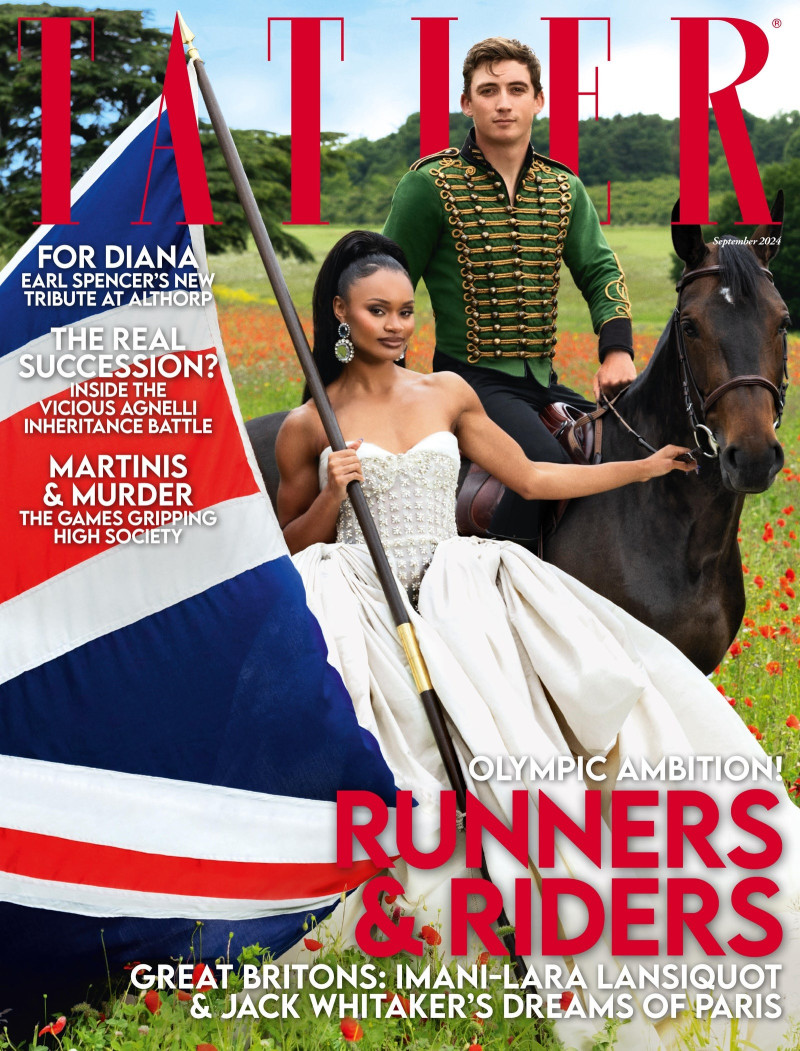 Imani-Lara Lansiquot, Jack Whitaker featured on the Tatler UK cover from September 2024