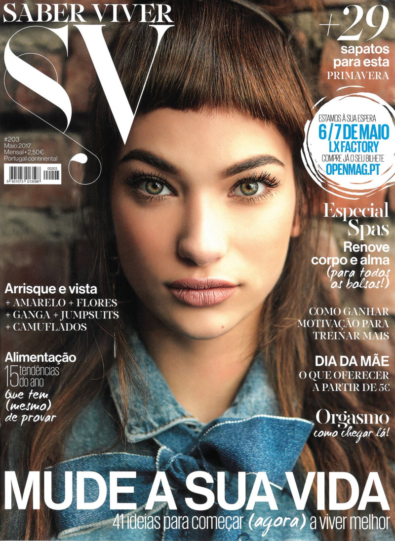 Nicole Jesus featured on the Saber Viver cover from May 2017