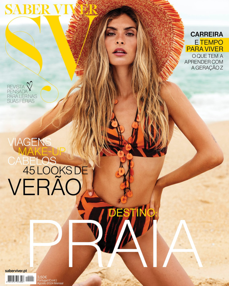 Carol Melo featured on the Saber Viver cover from August 2024