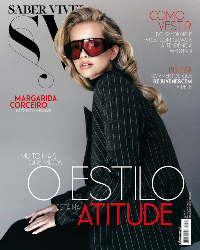 Margarida Corceiro featured on the Saber Viver cover from November 2024