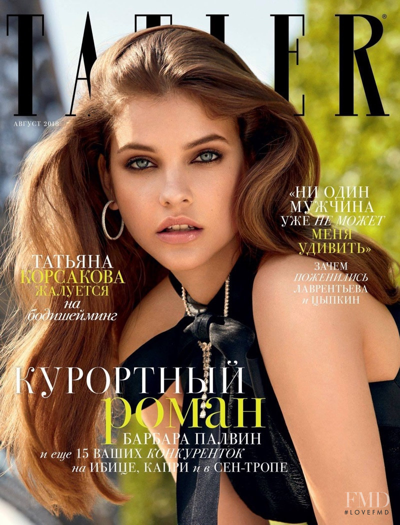 Barbara Palvin featured on the Tatler Russia cover from August 2018