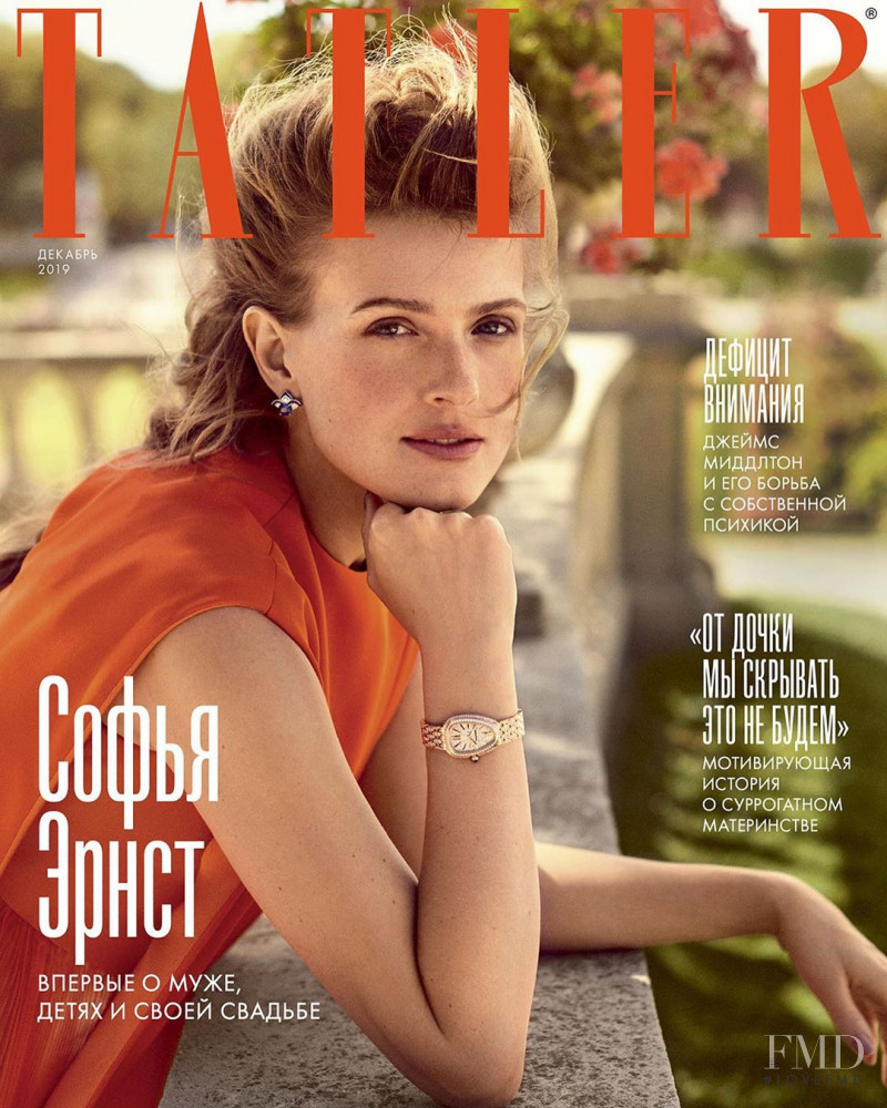  featured on the Tatler Russia cover from December 2019