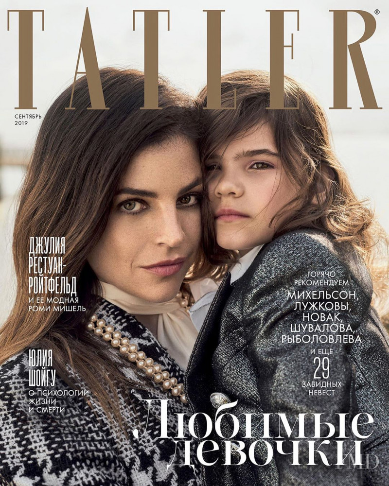  featured on the Tatler Russia cover from September 2019