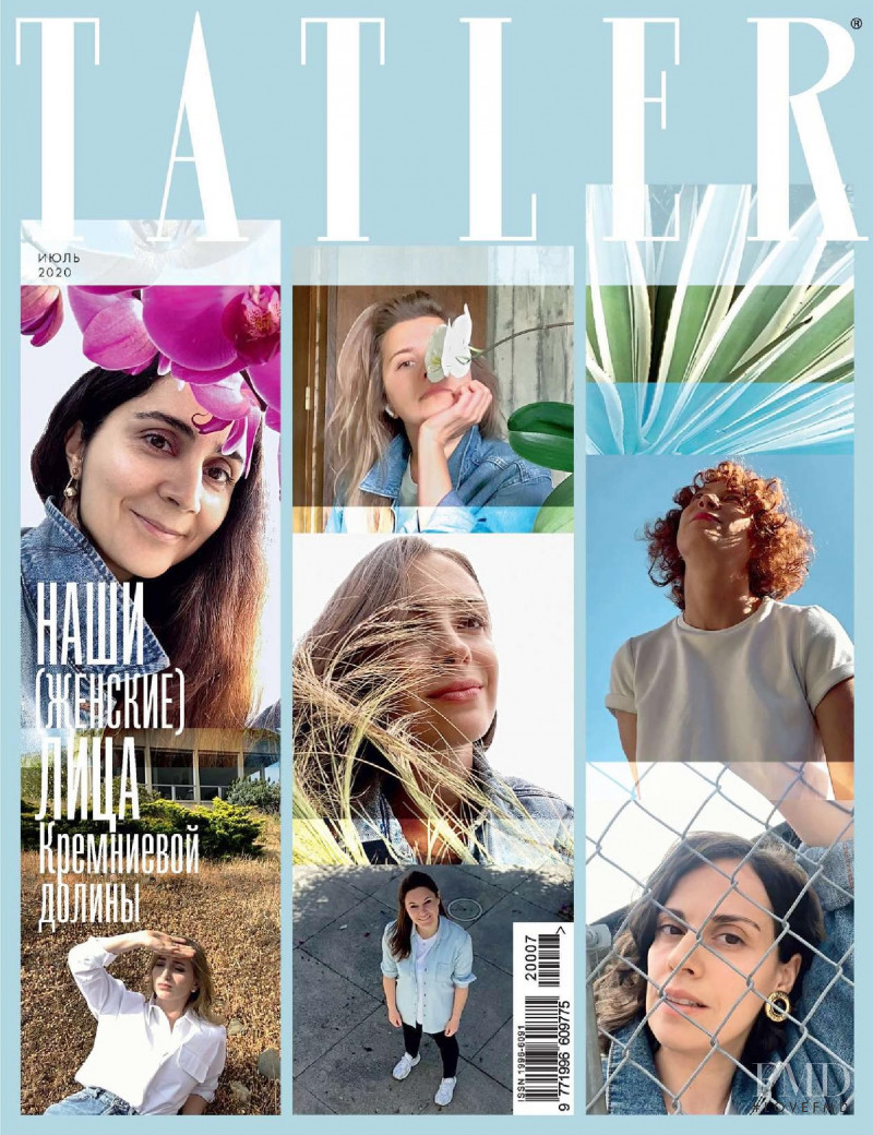  featured on the Tatler Russia cover from July 2020