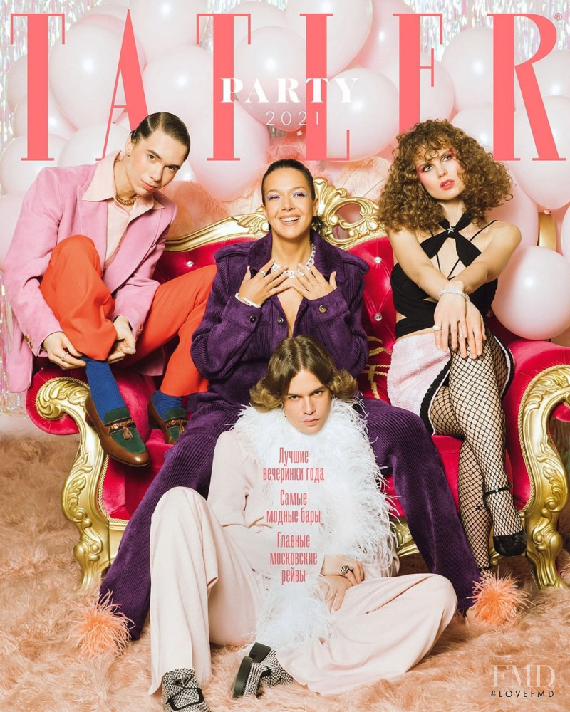  featured on the Tatler Russia cover from December 2021