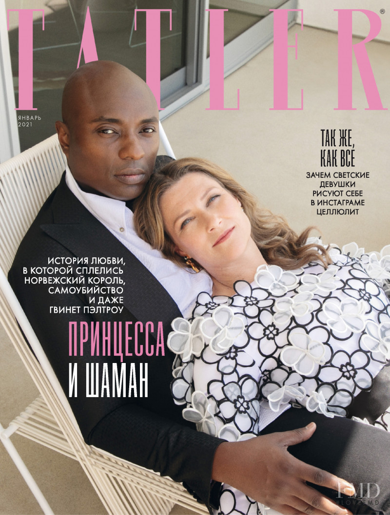  featured on the Tatler Russia cover from January 2021