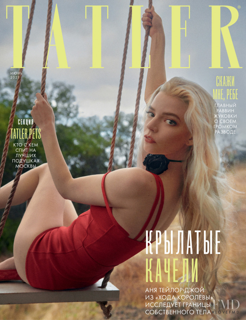  featured on the Tatler Russia cover from June 2021