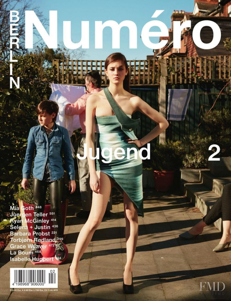 Greta Varlese featured on the Numéro Berlin cover from May 2017