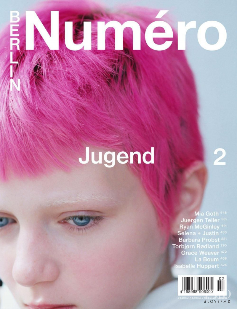 Olesya Ivanishcheva featured on the Numéro Berlin cover from May 2017