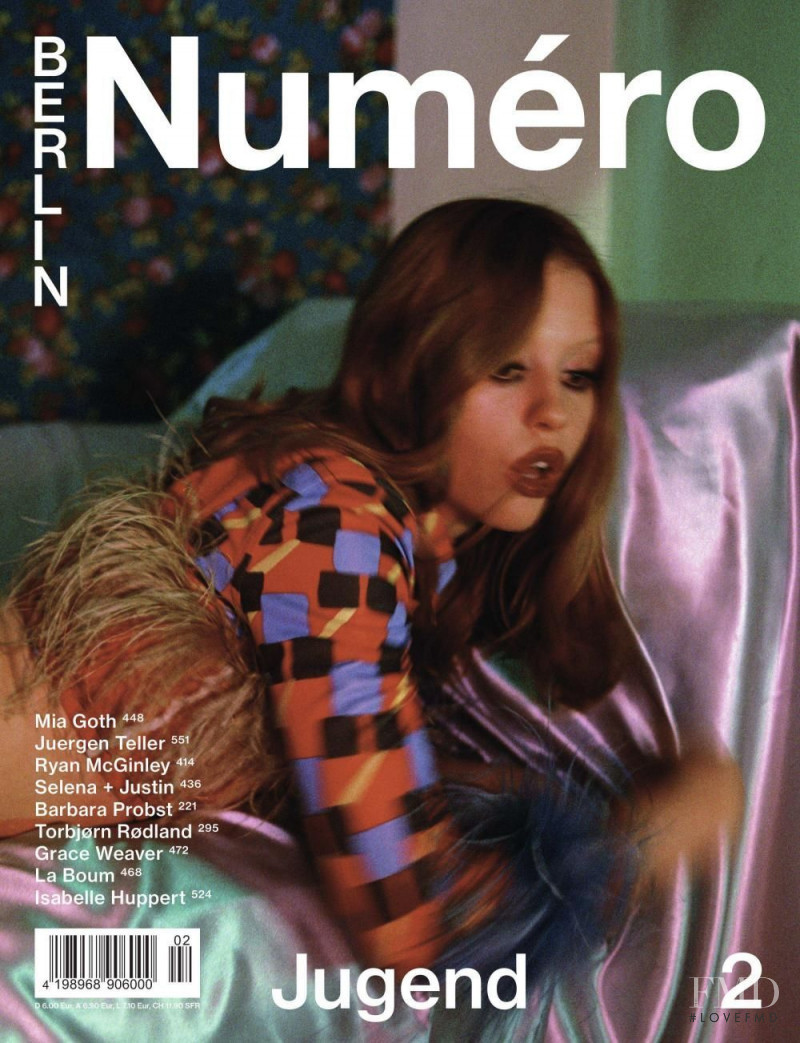 Mia Goth featured on the Numéro Berlin cover from May 2017