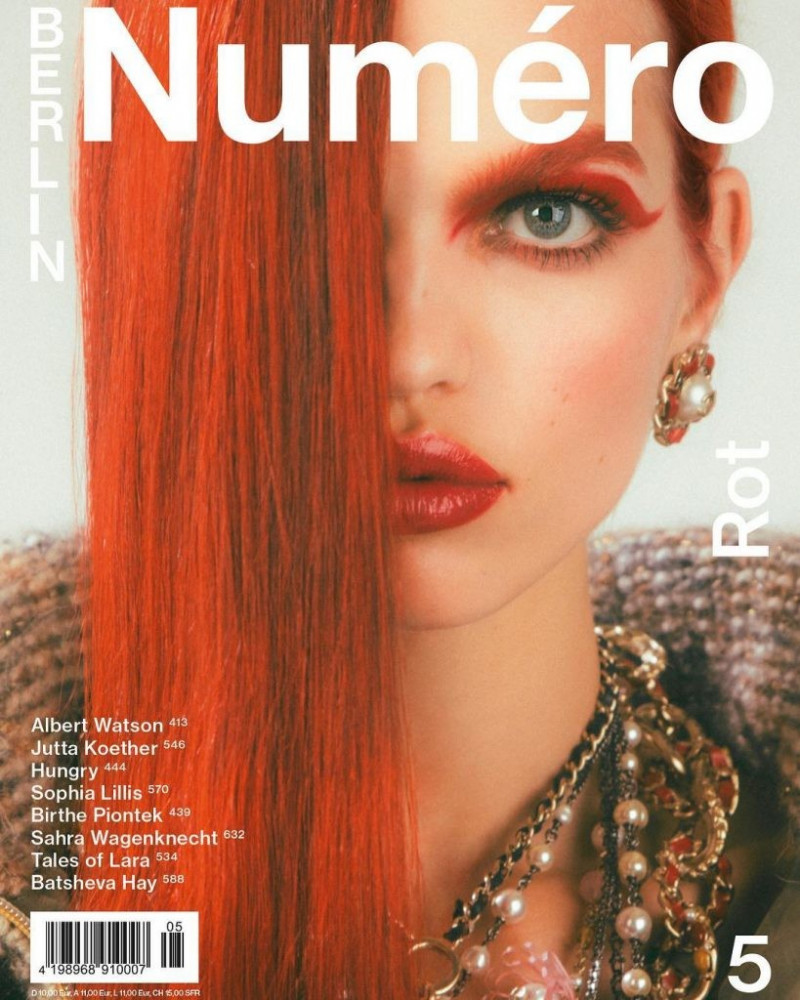 Daphne Groeneveld featured on the Numéro Berlin cover from September 2018