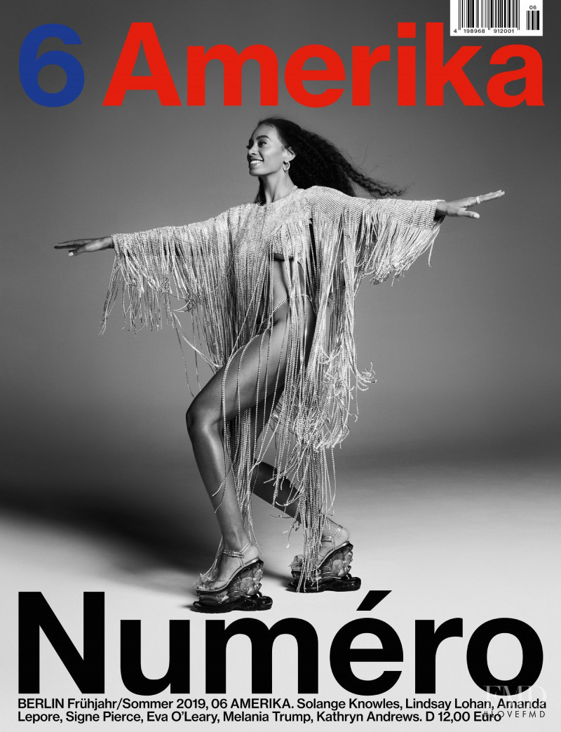 Solange Knowles featured on the Numéro Berlin cover from February 2019