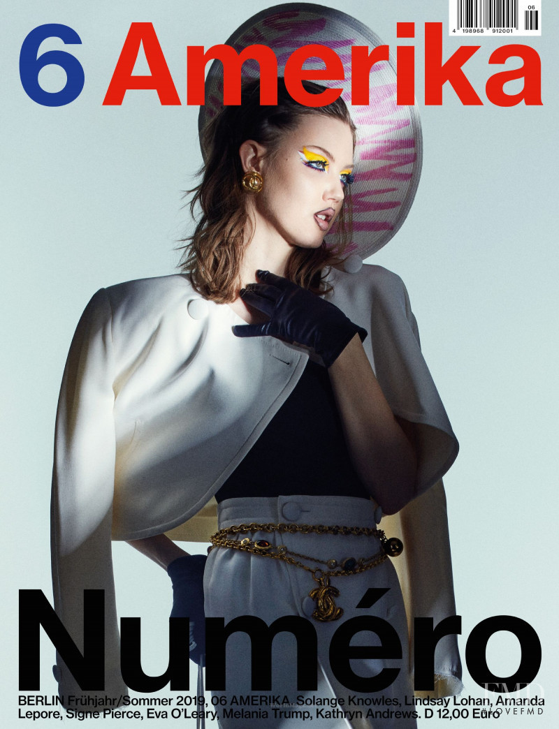 Lindsey Wixson featured on the Numéro Berlin cover from February 2019