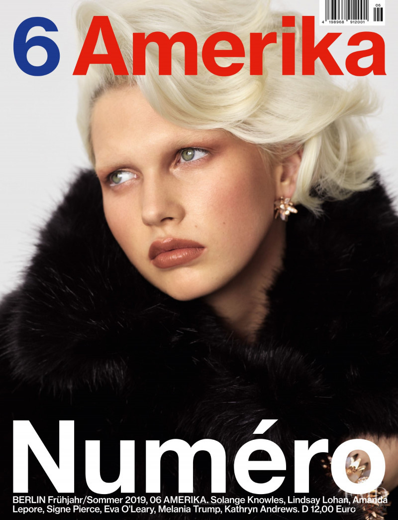 Jana Julius featured on the Numéro Berlin cover from February 2019