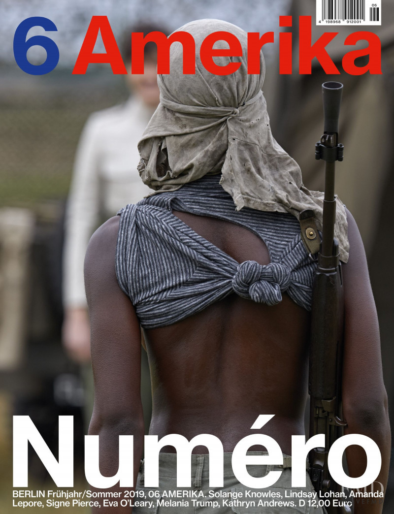 Aldivina Fernandes featured on the Numéro Berlin cover from February 2019